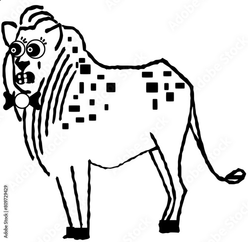 사자