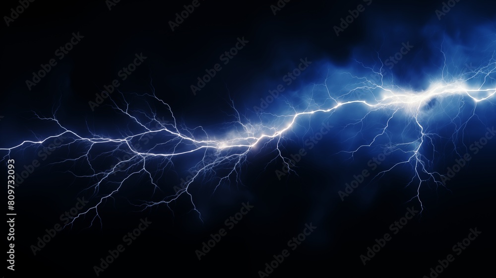Electrifying Display of a Major Lightning Strike Against a Dark Stormy Sky Electrifying Display of a Major Lightning Strike Against a Dark Stormy Sky