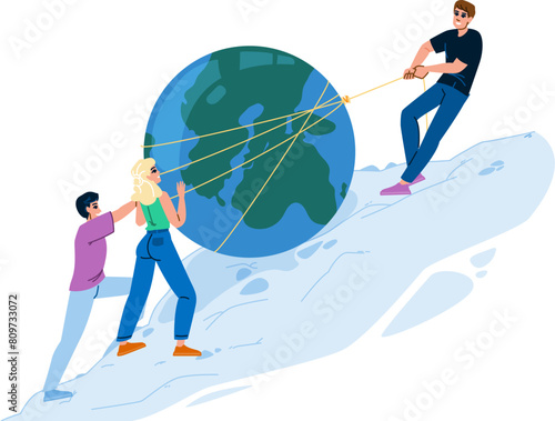 csr corporate social responsibility vector. environment green, responsible business, management strategy csr corporate social responsibility character. people flat cartoon illustration