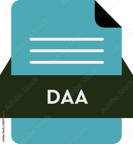 DAA File icon with Maroon Flush Color v1