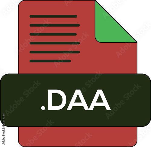 DAA  File Extension Icon Old Brick fill