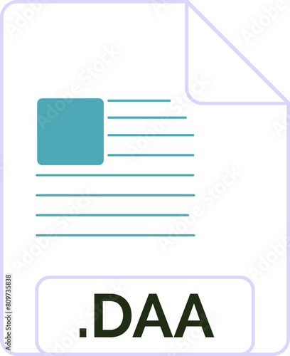 DAA  File Icon little lines   outline