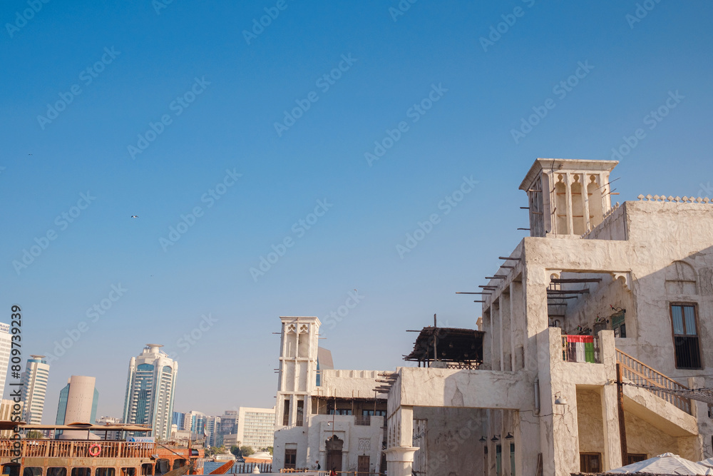 Old historic district in Dubai.