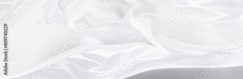 Wallpaper Mural White Silver Satin Fabric Texture Background with Soft Blur Pattern Torontodigital.ca