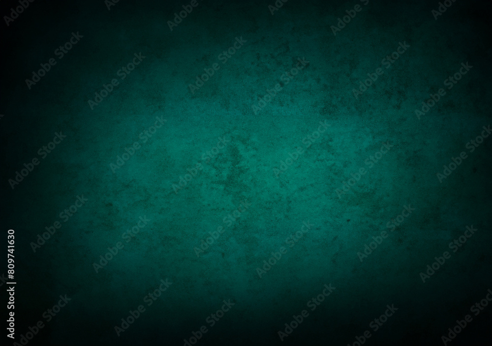 Textured Green Concrete Wall Background