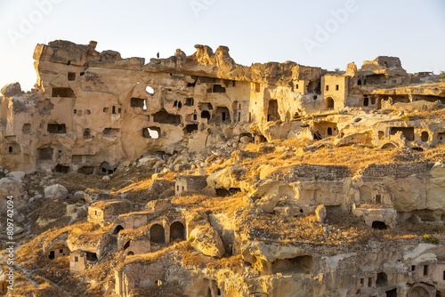 Beautiful landscape glimpse of Cavusin in Cappadocia