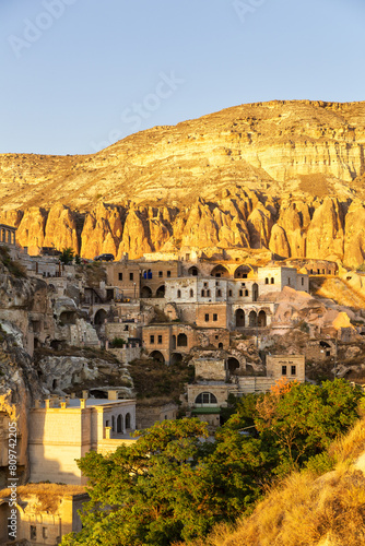 Beautiful landscape glimpse of Cavusin in Cappadocia