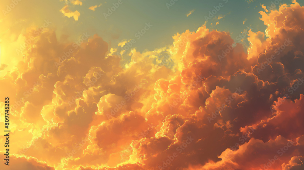 Golden sky Golden sky