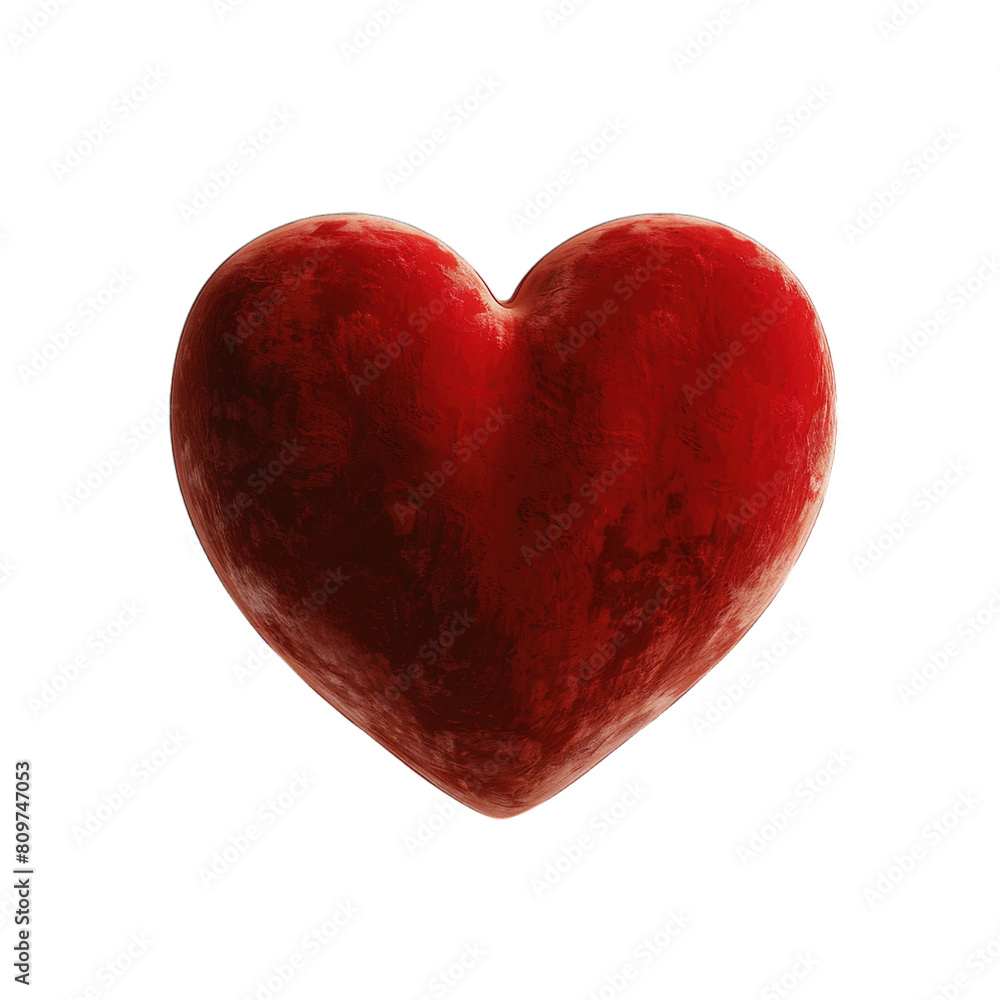 red heart on white background red heart on white background