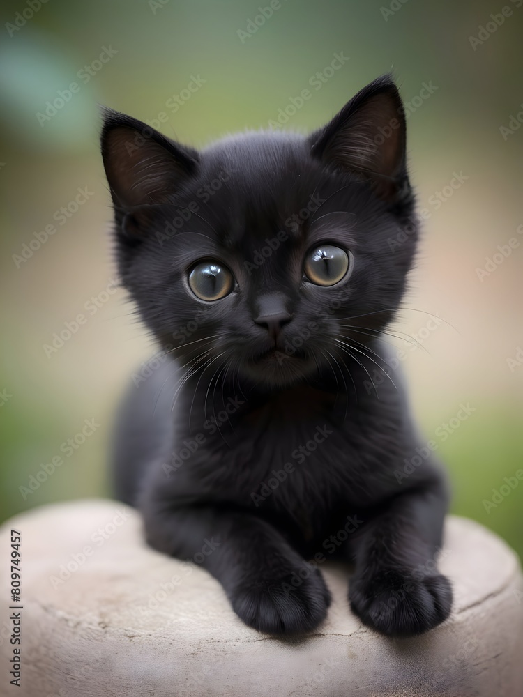 Black Cat Animal Realistic Photo Illustration Art Black Cat Animal Realistic Photo Illustration Art
