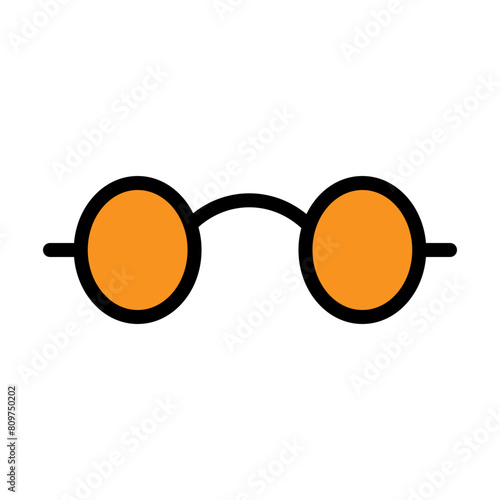 Reading Glasses Line Filled Icon Design