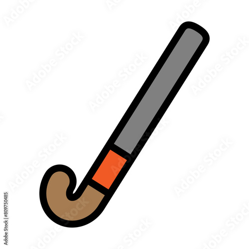 hockey Line Filled Icon Design