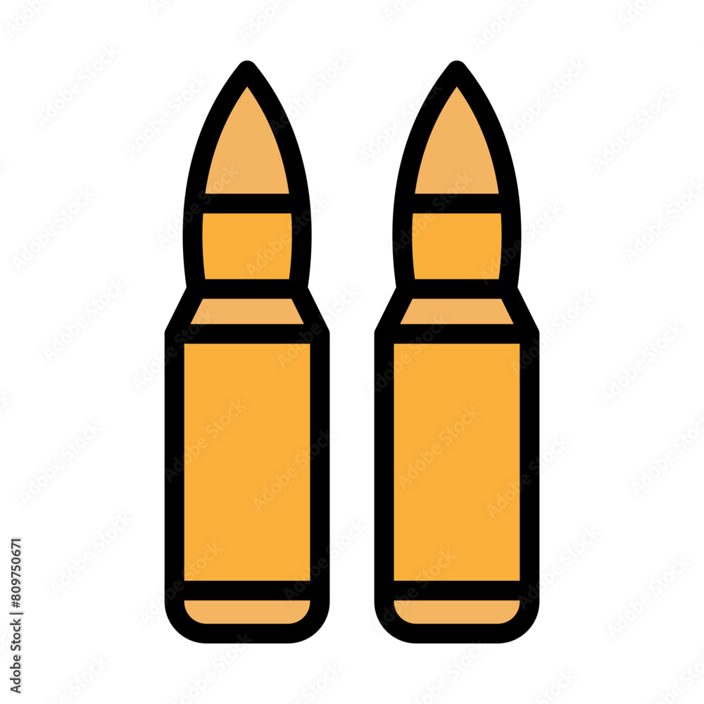 Bullet Line Filled Icon Design Bullet Line Filled Icon Design