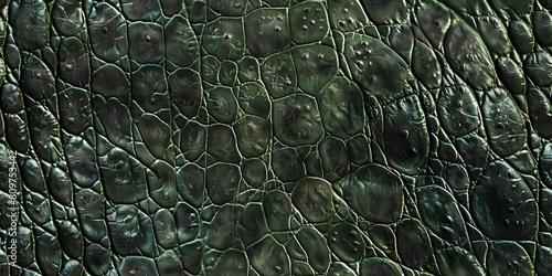 Crocodile skin texture. Background pattern crocodile alligator skin. Reptile skin closeup photo