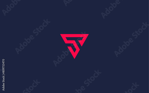 letter st logo icon design vector design template inspiration