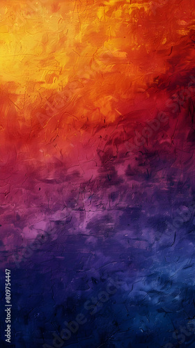 Wide web header with a gradient background of red, orange, yellow, purple, blue. banner design with vivid colours and a grainy texture.