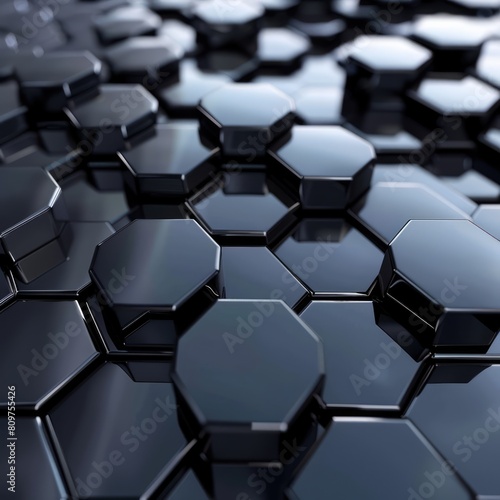 Abstract background with hexagons 