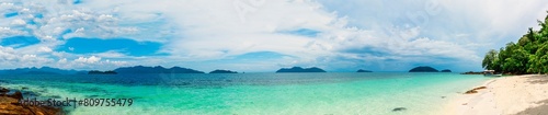 Foto Beautiful beach in Trat province, Thailand