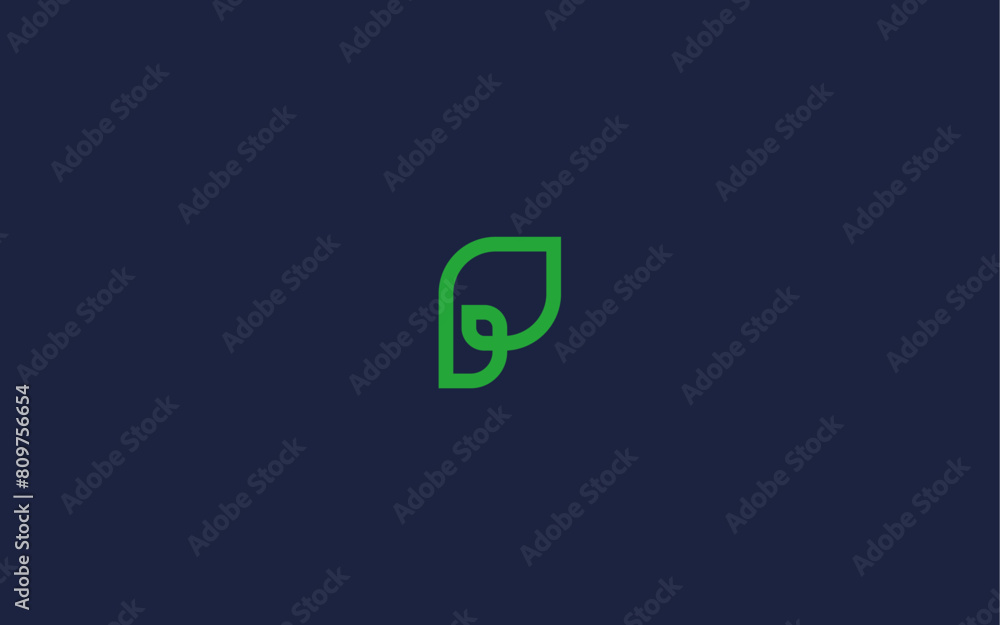 letter p with leaves logo icon design vector design template inspiration letter p with leaves logo icon design vector design template inspiration
