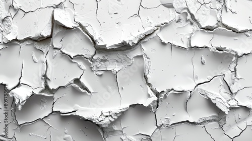 Generate a texture that looks like cracked white mud. photo