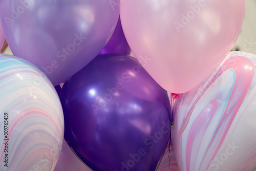 colorful party balloon background Festive party and happy birthday decorations
