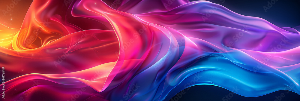 Abstract colorful neon light wavy background,3d abstract dots representing digital binary data. Concept for big data, deep machine learning, artificial intelligence, business technology background. Abstract colorful neon light wavy background,3d abstract dots representing digital binary data. Concept for big data, deep machine learning, artificial intelligence, business technology background.