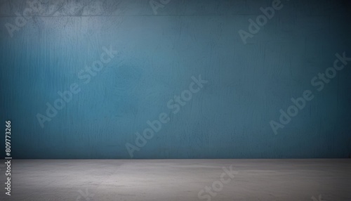 Blue textured concrete background