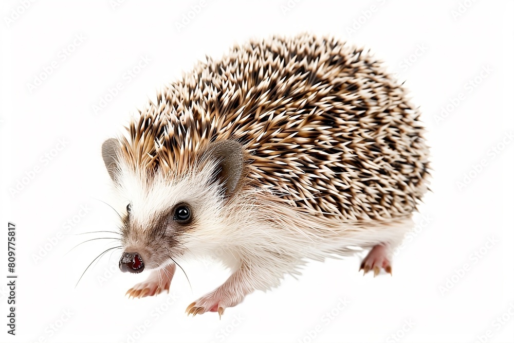 Obraz premium hedgehog isolated on white background