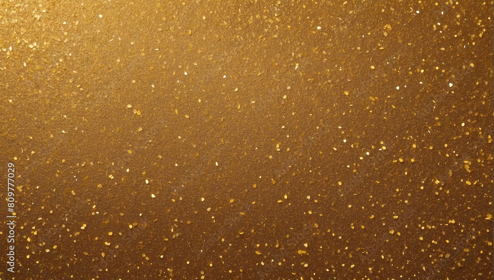Golden Glitter Background, glowing yellow particle pattern texture