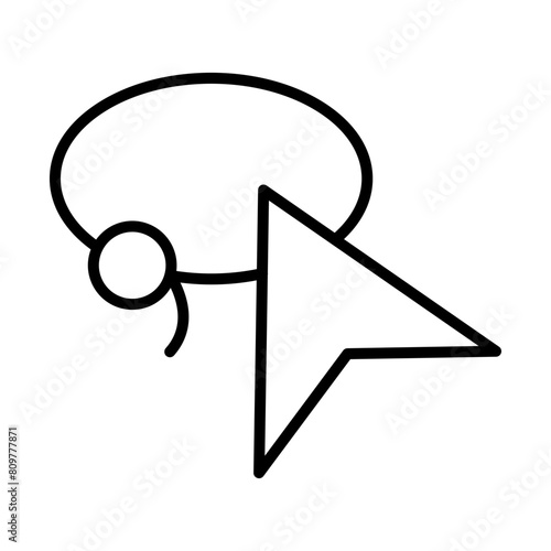 Lasso line icon