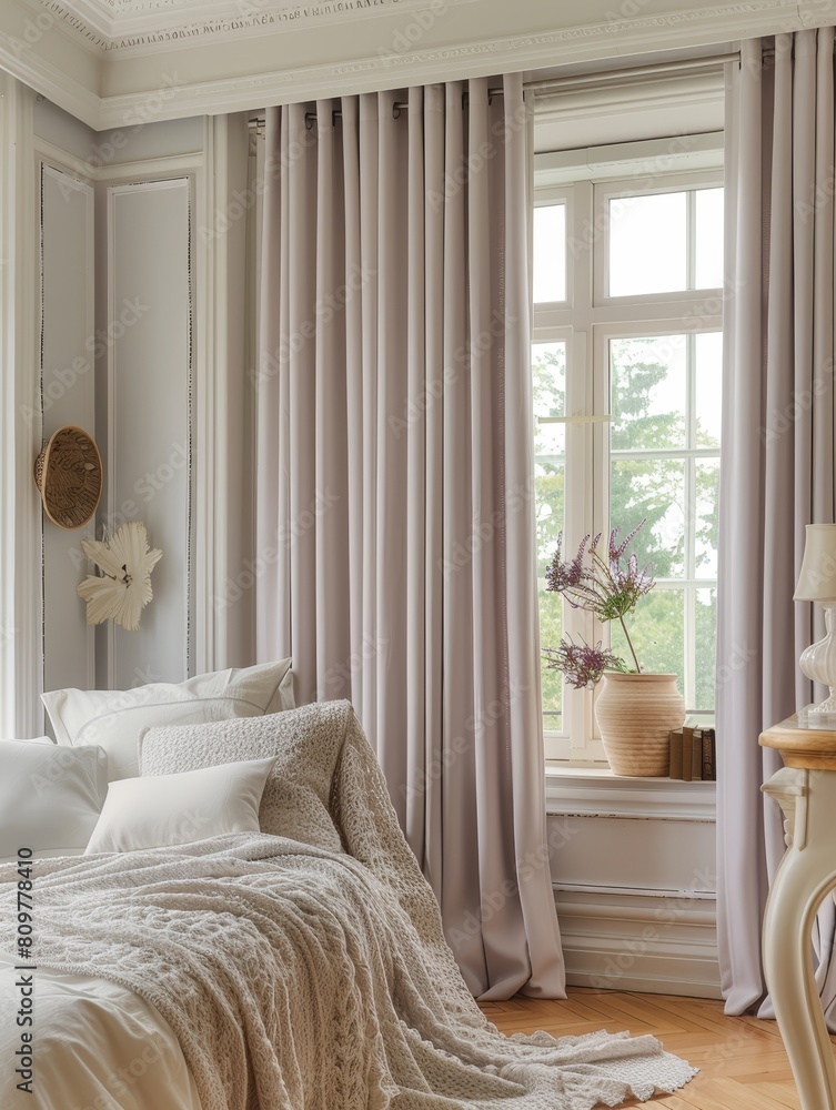Bedroom is furnished with a large bed made of wood, a window allowing natural light. Bedroom is furnished with a large bed made of wood, a window allowing natural light.