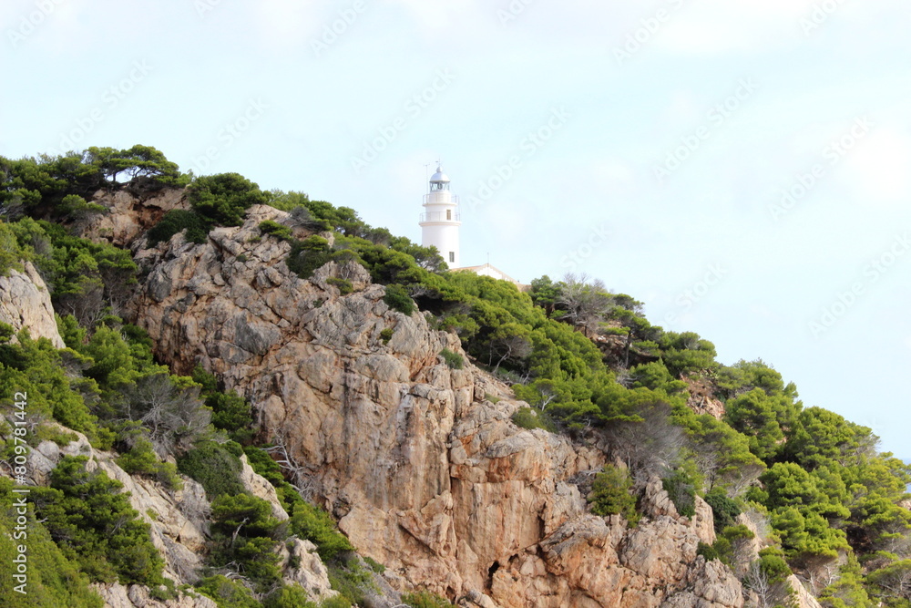 Fototapeta premium Mallorca, Capdepera, Cala Mesquida-Cala Agulla, Wanderweg, wandern, Tour