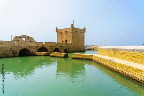 Walls and the port, in Essaouira