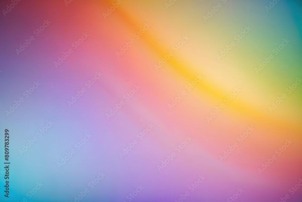 Rainbow pastel background with sunshine glare.