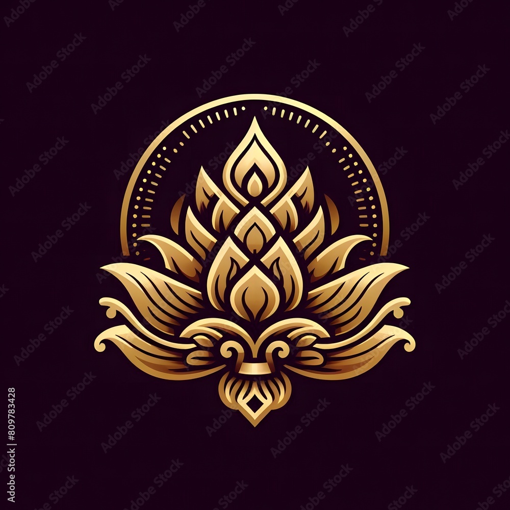 AI Generate of Luxury Premium Symbol Vector of Vesak Day with Lantern, Candle Light, Lotus AI Generate of Luxury Premium Symbol Vector of Vesak Day with Lantern, Candle Light, Lotus