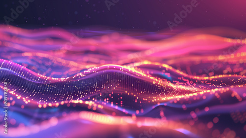 Abstract background bright big data digital concept