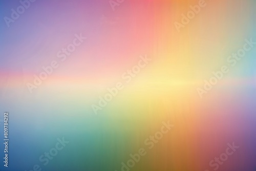 Rainbow pastel background with sunshine glare.