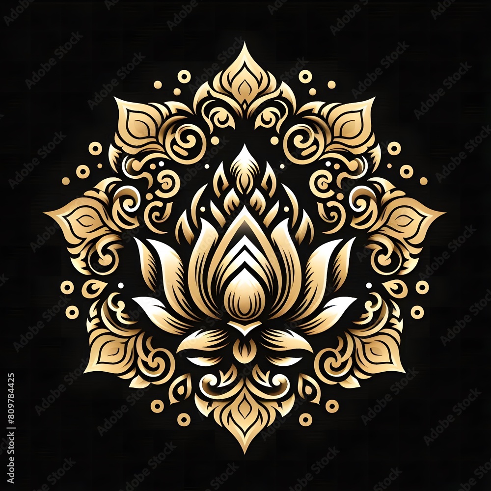 AI Generate of Luxury Premium Symbol Vector of Vesak Day with Lantern, Candle Light, Lotus AI Generate of Luxury Premium Symbol Vector of Vesak Day with Lantern, Candle Light, Lotus