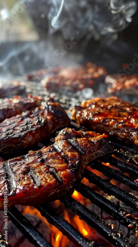 National BBQ Day smoky flavors and grill marks
