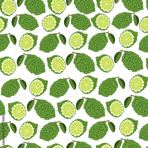 color isolated seamless pattern citrus fruits lemon in flat shape style in vector. template for backdrop textile wallpaper wrapping background print decor design