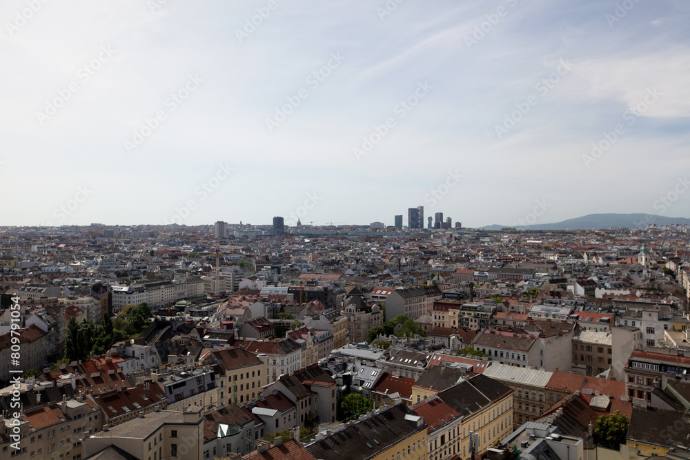 Blick über Wien vom Restaurant 360 Grad Ocean Sky Wien Blick über Wien vom Restaurant 360 Grad Ocean Sky Wien