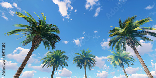 palm trees on the beach