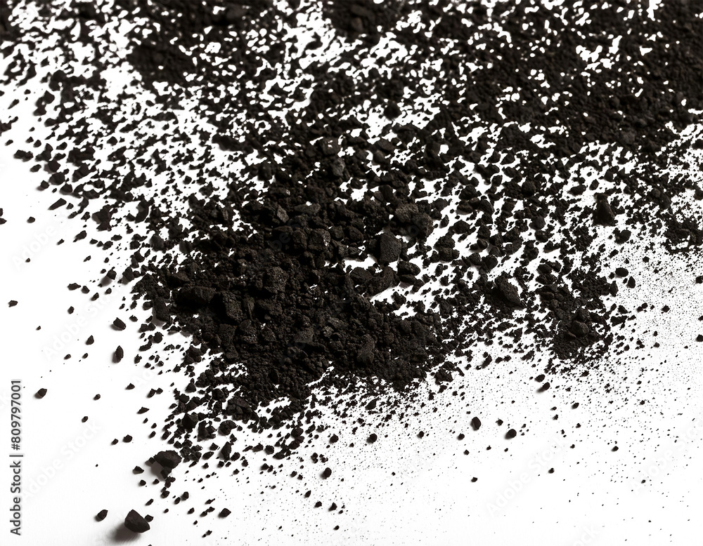 Dark soil with small rocks