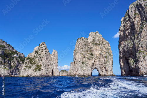 Faraglioni di Capri, rock formations by the island of Capri in the Campanian Archipelago, Italy
 photo