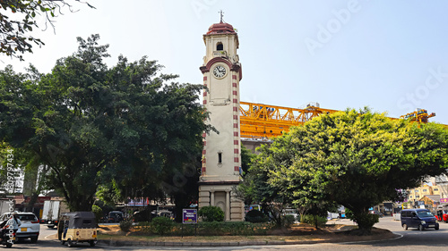 Watch Tower Near Fort Station Colombo, Sri Lanka. photo