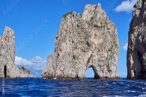 Faraglioni di Capri, rock formations by the island of Capri in the Campanian Archipelago, Italy
 photo