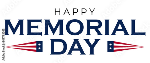 Wallpaper Mural Happy Memorial Day Calligraphy brush text banner with transparent background Torontodigital.ca