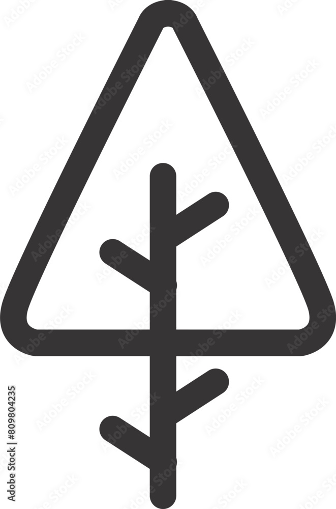 modern tree icon modern tree icon