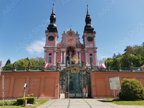 Obraz na płótnie Święta Lipka. Bazylika Nawiedzenia Najświętszej Maryi Panny. Polska - Mazury - Warmia. w salonie