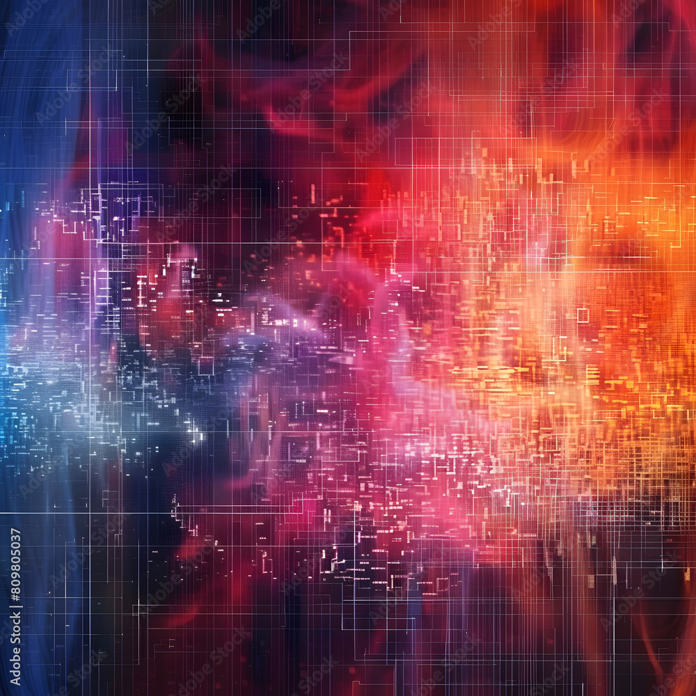 digital abstract background AI generative digital abstract background AI generative